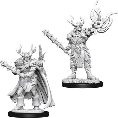 Pathfinder - Unpainted Male Half-Orc Druid